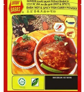 BABAS Serbuk Kari Ikan PEDAS - 25g